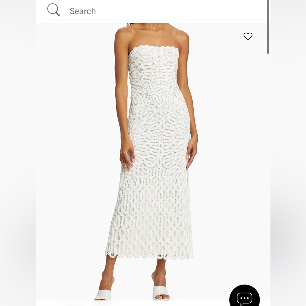 Simkhai Elise Crocheted Midi-Dress